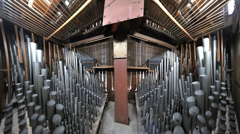 Dans les coulisses de l'orgue