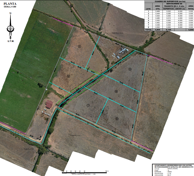 Se vende parcelas de 5000 m2 en San Clemente, Sector Mariposas 2 Norte