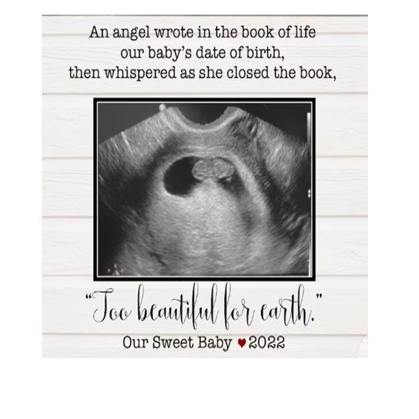 Miscarriage Plaque