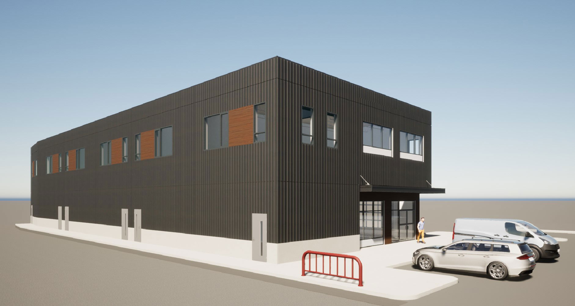 Industrial Building in development.