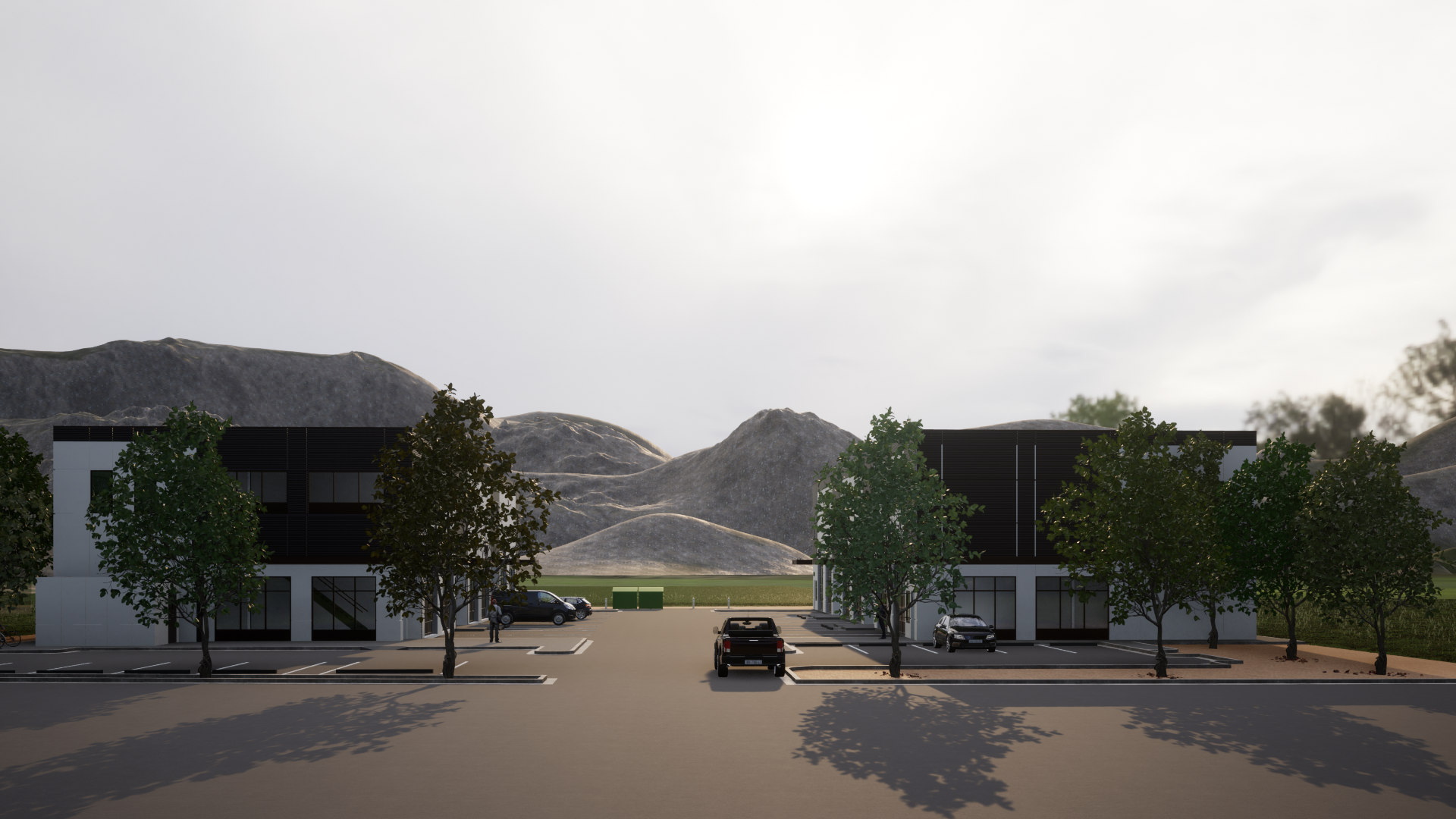 Industrial Building in development.