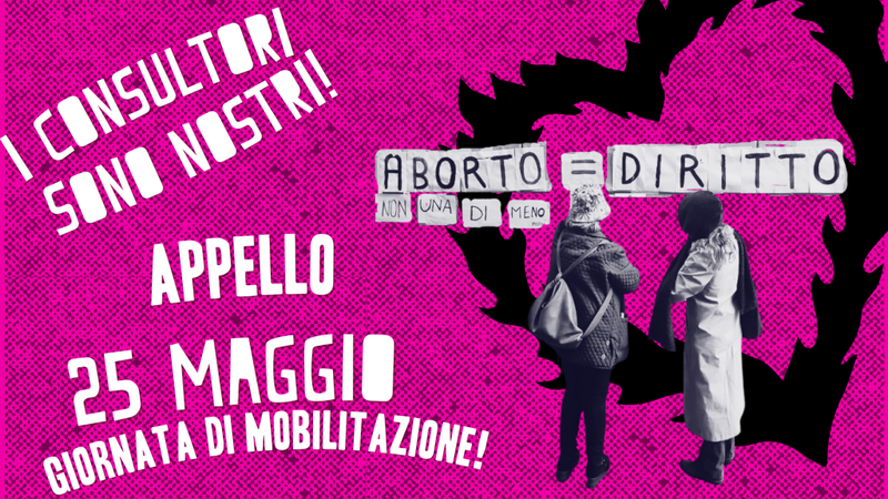 NON UNA DI MENO. I CONSULTORI SONO NOSTRI!