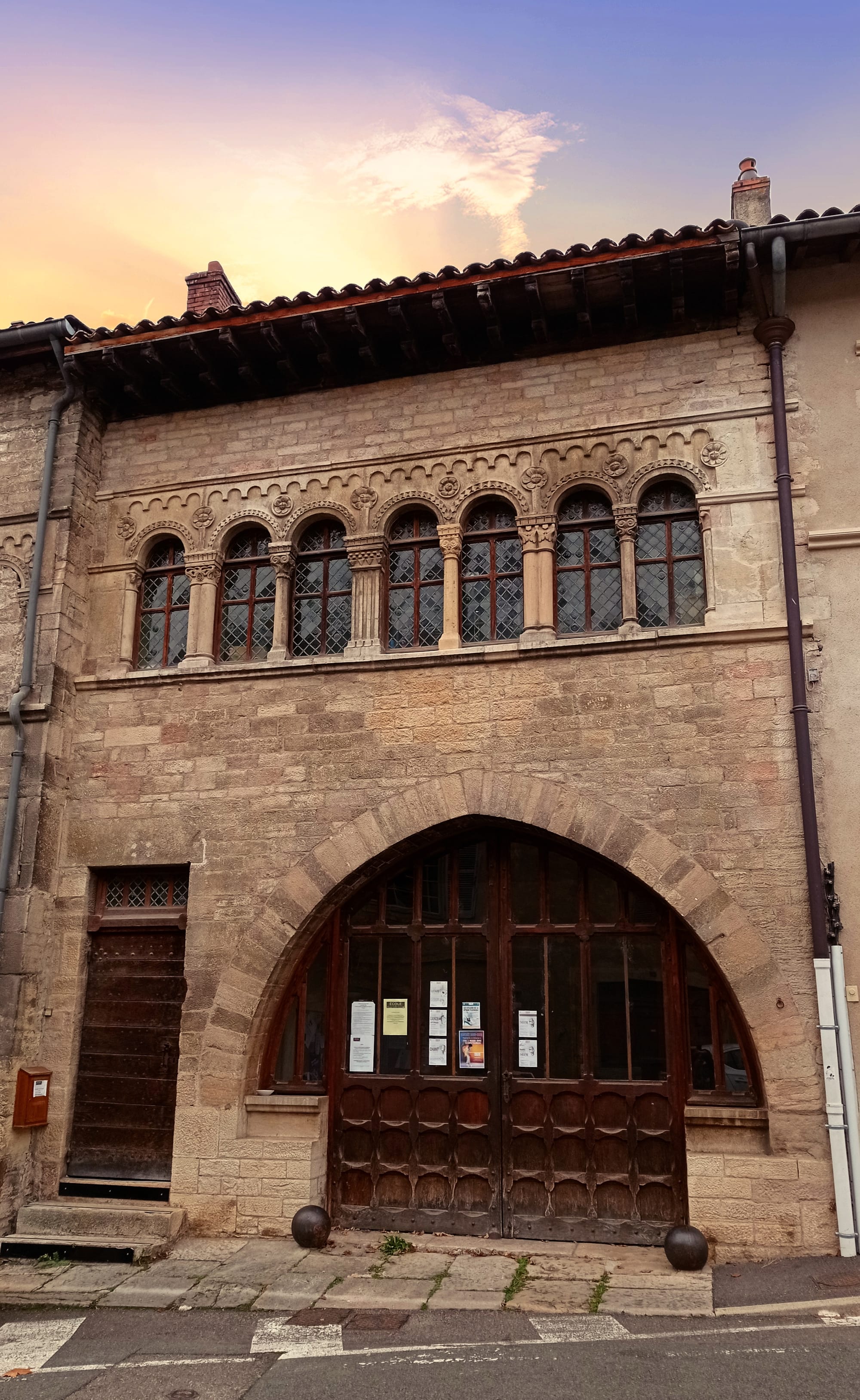 Une maison médiévale à claire-voie à Cluny