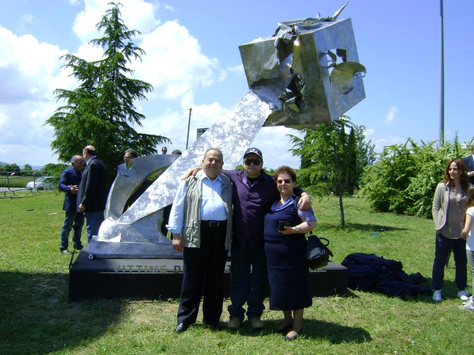 inaugurazione con mamma e papà