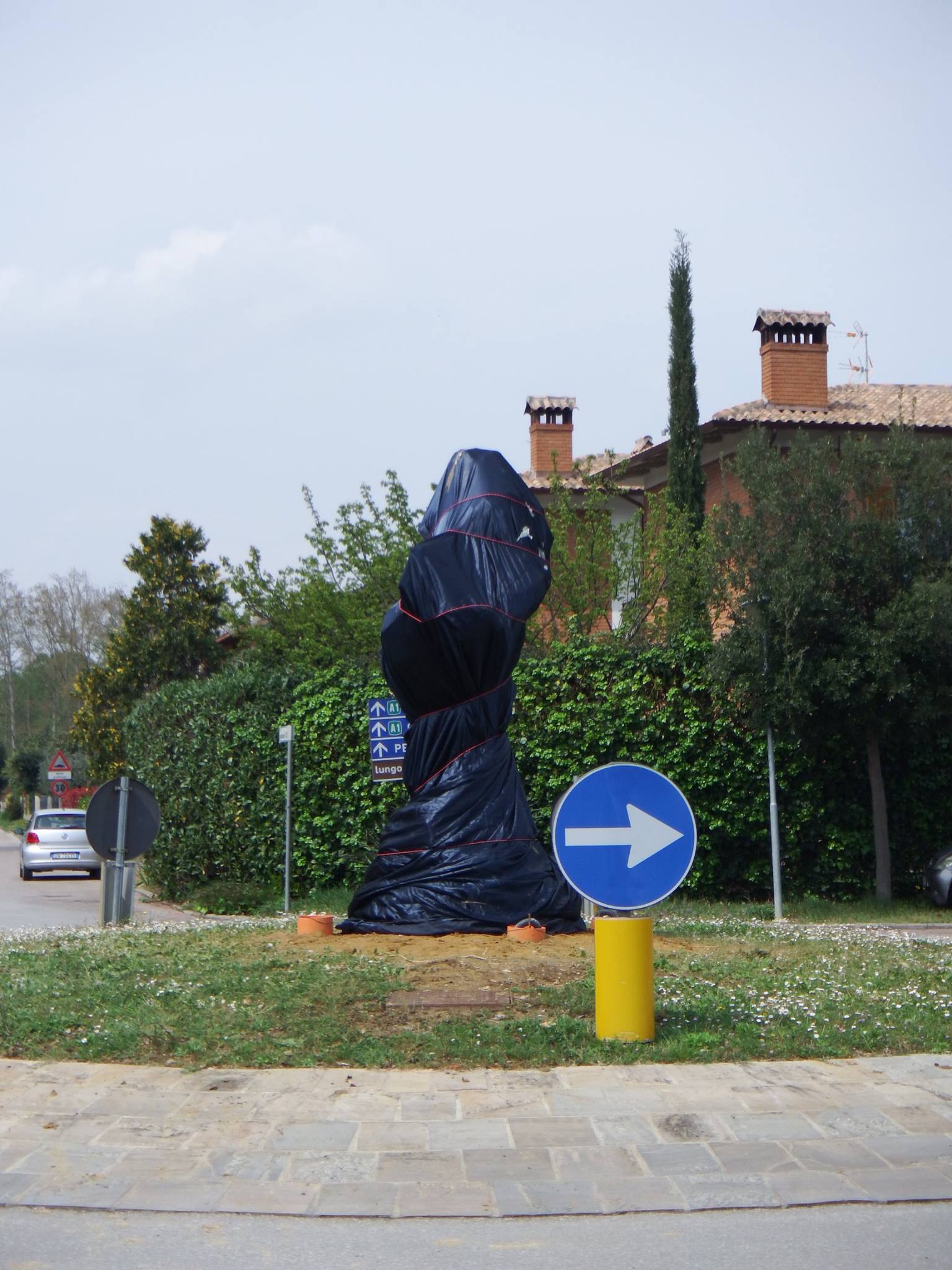 prima dell'inaugurazione