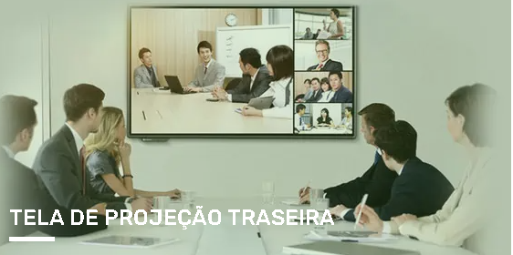 TELA DE PROJEÇÃO TRASEIRA