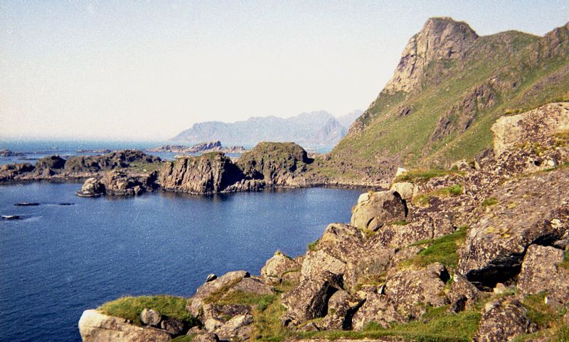 Trælvika sørom Vågen i Værøya, Bø s.