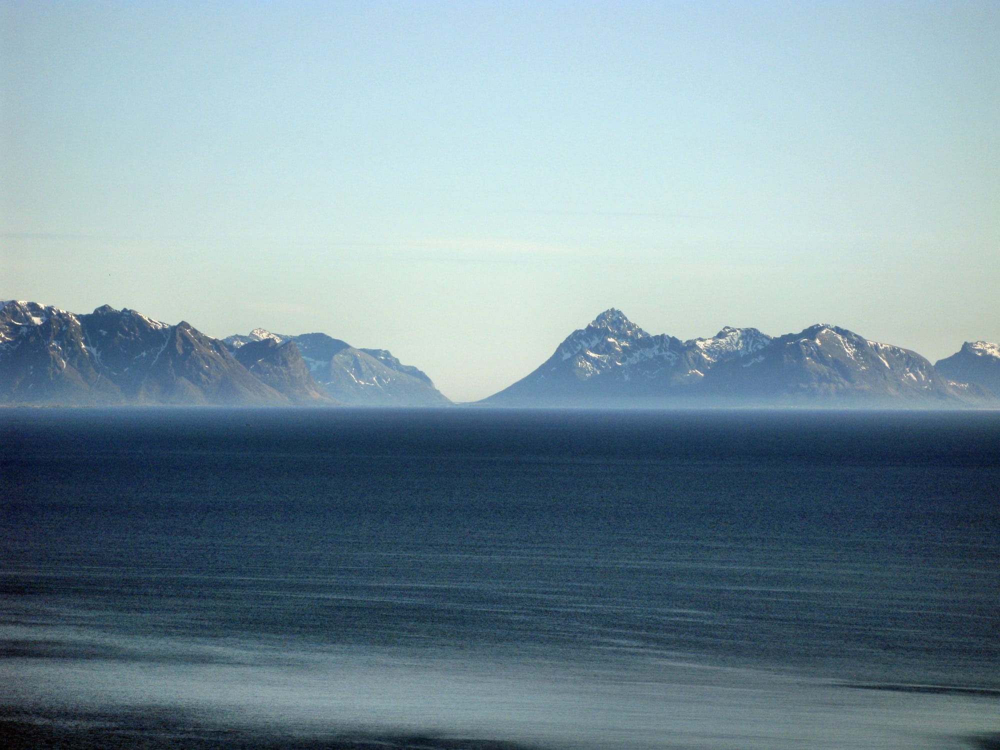 Gimsøysundet sett frå Bø s.