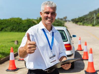 Booking road test from the training school for your best driving practice