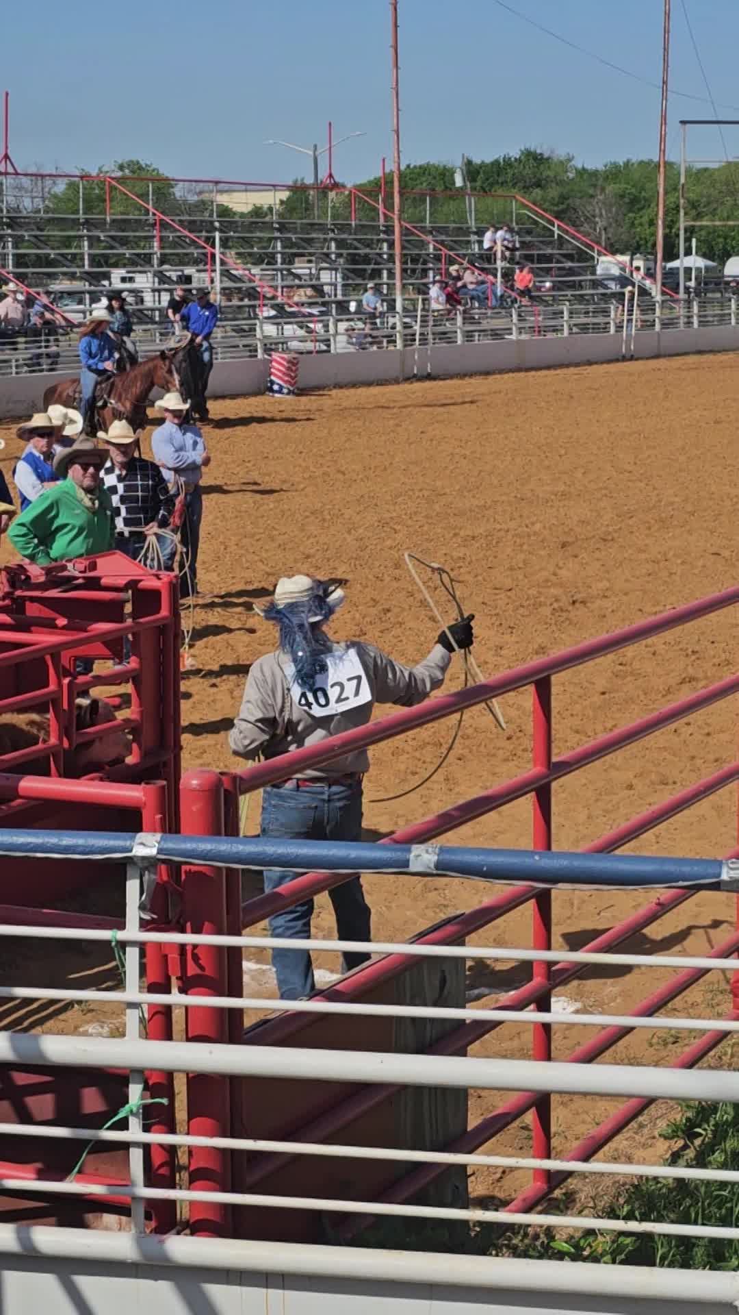 Calf Roping on Foot