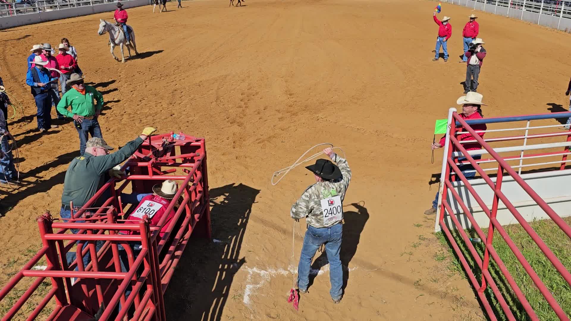 Calf Roping on Foot