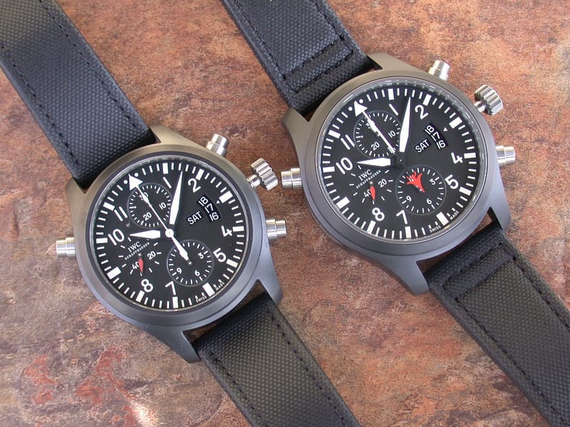 Réplique Montre IWC d'Aviateur Top Gun Chronographe 44mm États-Unis Édition Spéciale