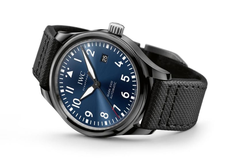 Réplique Montre IWC Pilote Mark XVIII édition Laureus Sport pour une bonne en céramique noire