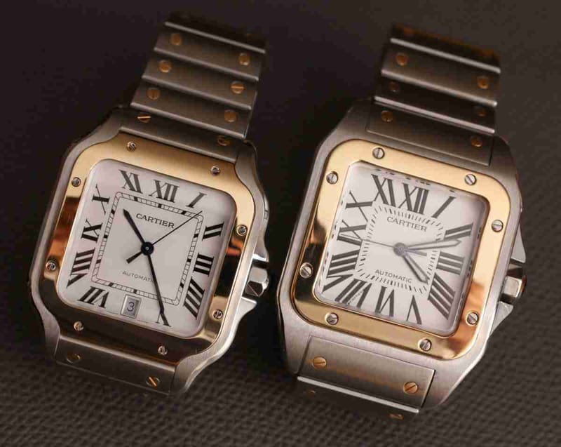 Réplique Montres Cartier Santos 100 Automatique 18k or jaune 38.9mm W2SA0006 De Luxe