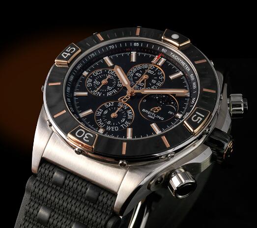 Examen du Réplique Montre Breitling Super Chronomat 44 chronographe de sport à calendrier