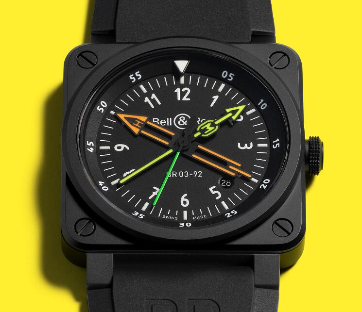 Réplique Montre Bell & Ross BR 03-92 Radiocompass Ceramique 42mm Édition limitée