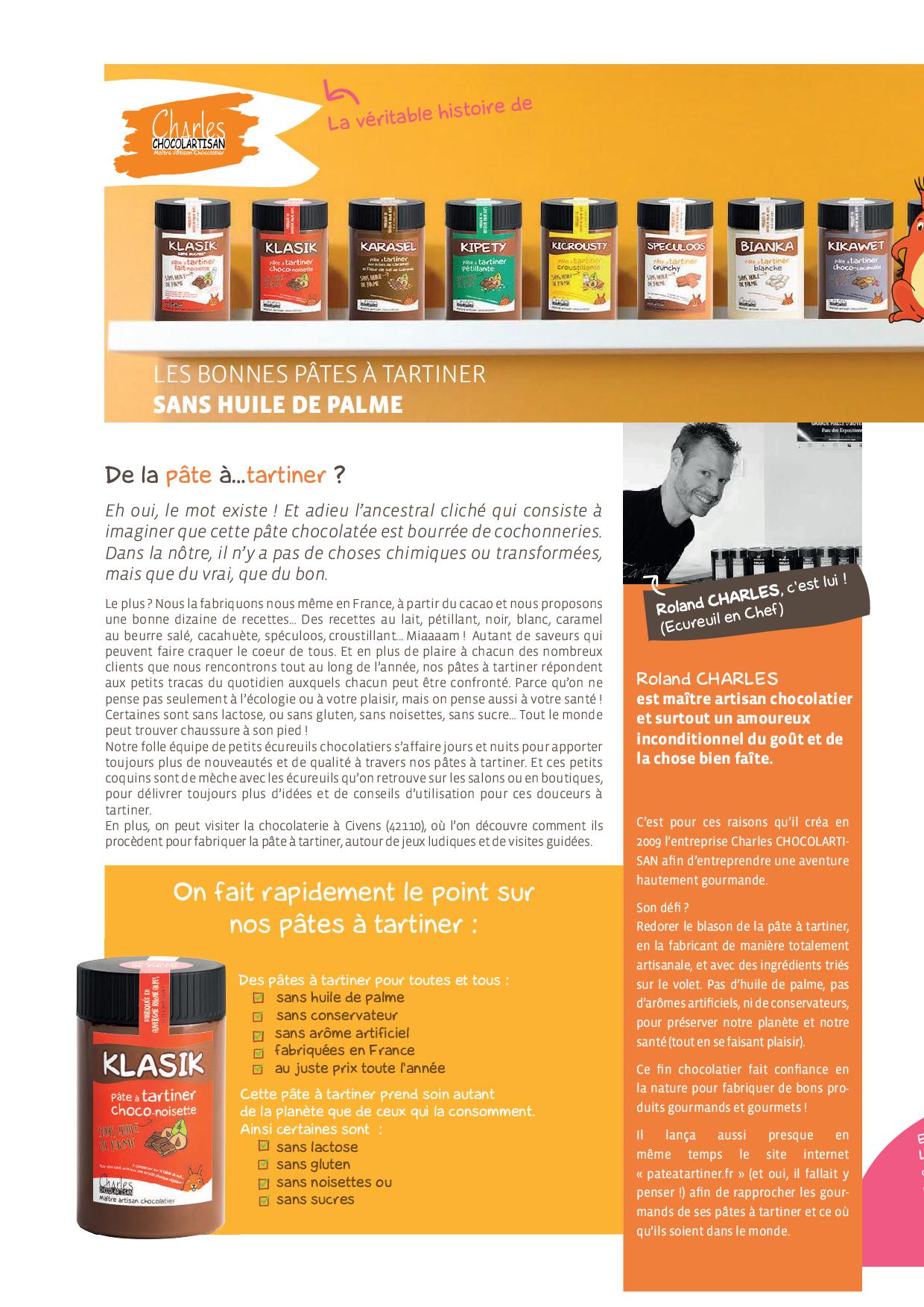 Pates à tartiner sans huile de palme