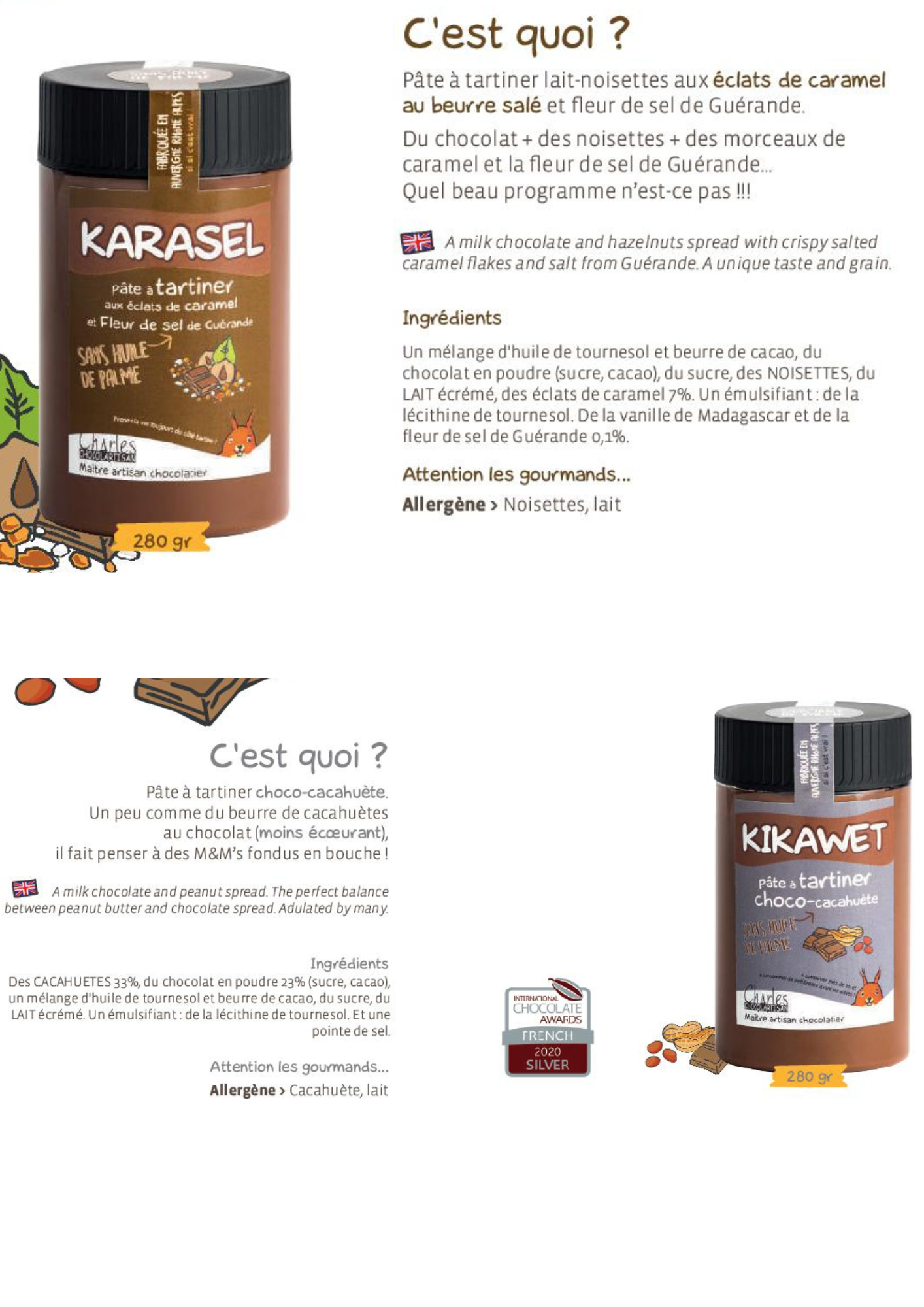 Pates à tartiner sans huile de palme