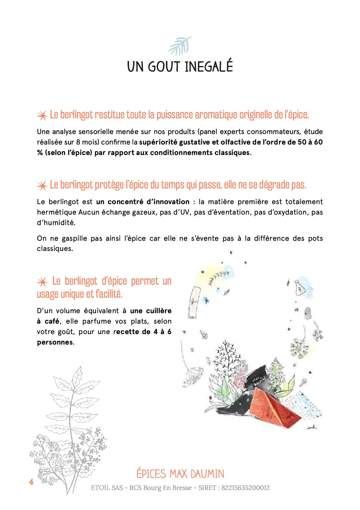 Epices, sels, poivres........