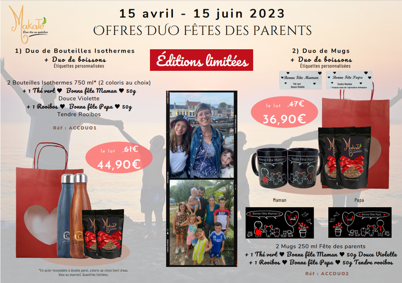 Offre fêtes des parents !