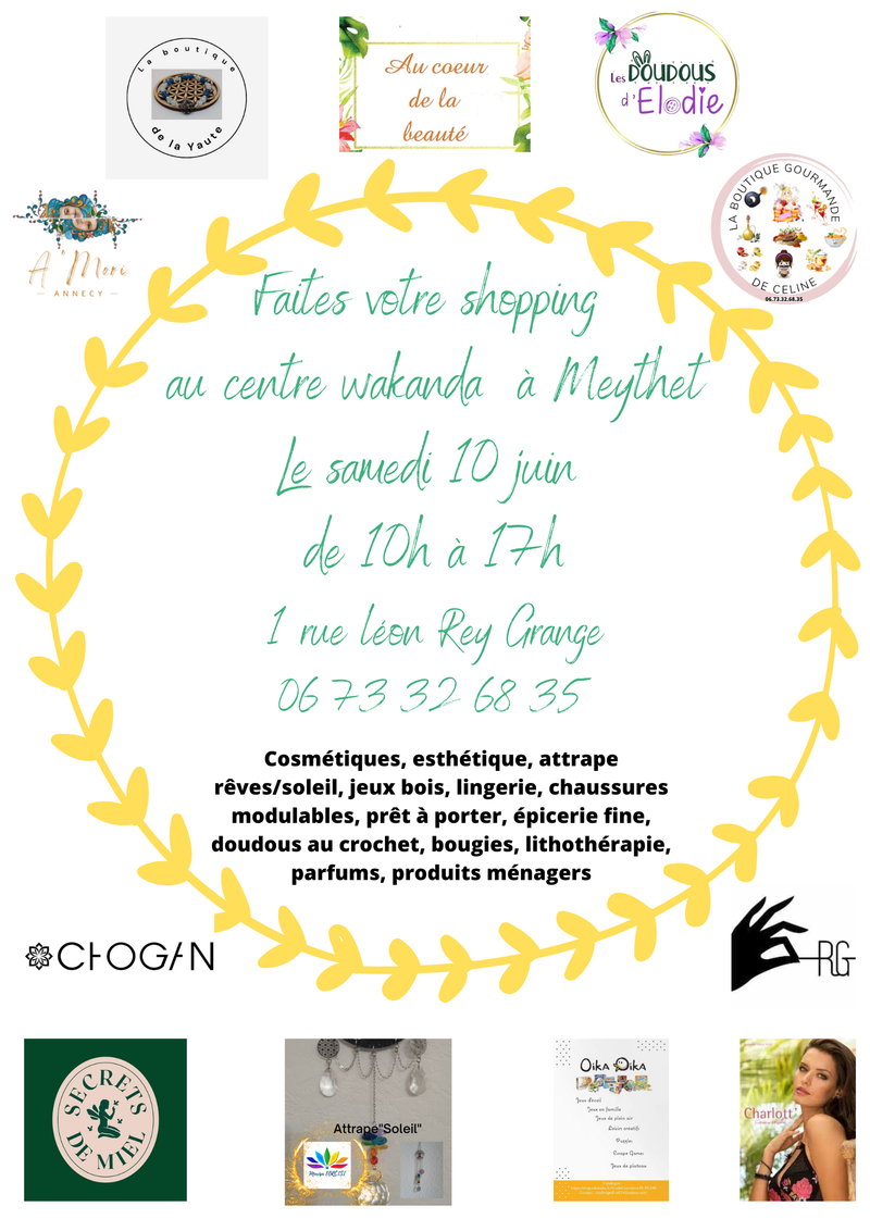 Shopping au centre wakanda à Meythet