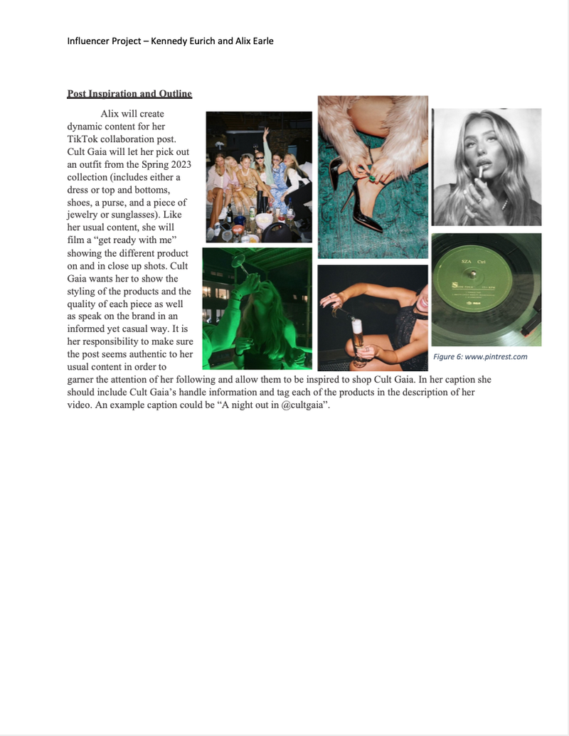 Cult Gaia Influencer Proposal