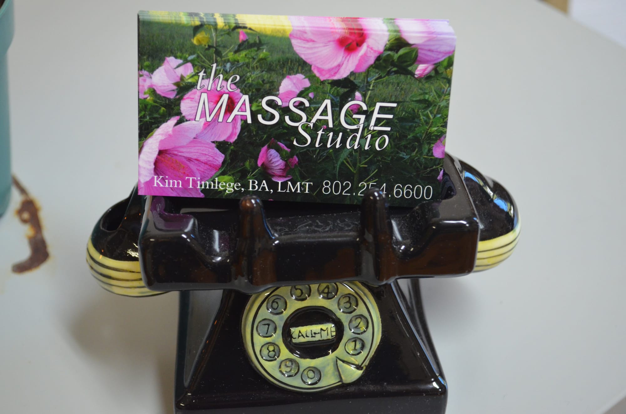 Massage Studio card holder