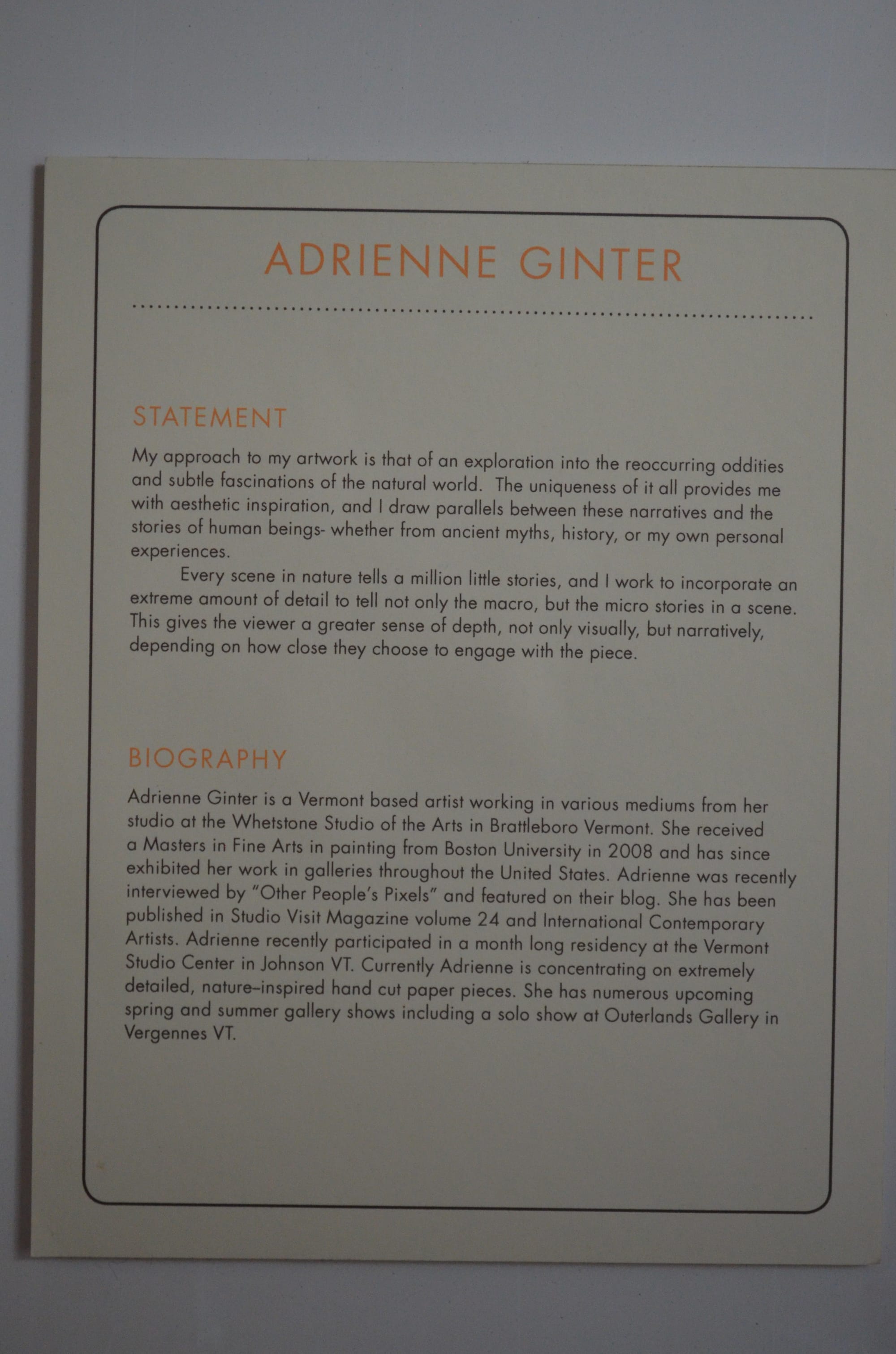 About Adrienne Ginter