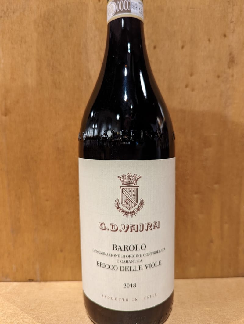 G. D. Vajra Barolo Bricco Delle Viole 2018