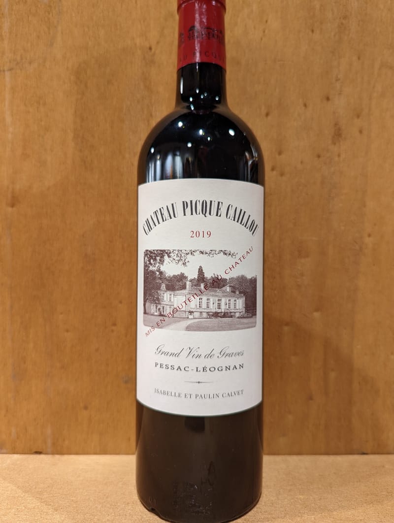 Picque Château Caillou Pessac-Léognan 2019