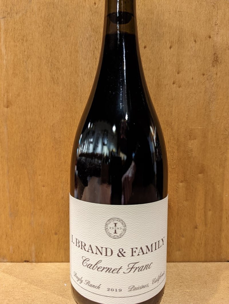 I. Brand & Family Bayly Ranch Paicines Cabernet Franc 2019