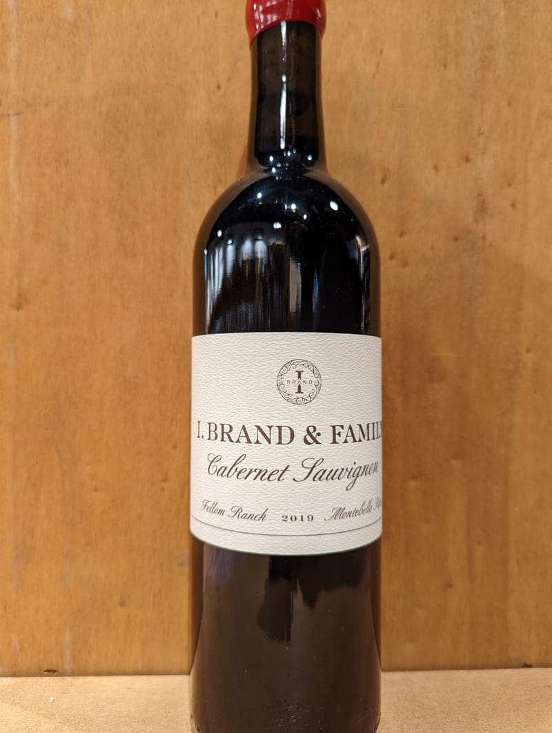 I. Brand & Family Fellom Ranch Santa Cruz Mountains Cabernet Sauvignon 2019