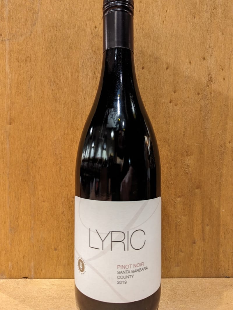 Lyric Santa Barbara County Pinot Noir 2019