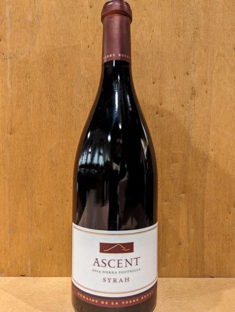 Terre Rouge Ascent Sierra Foothills Syrah 2014