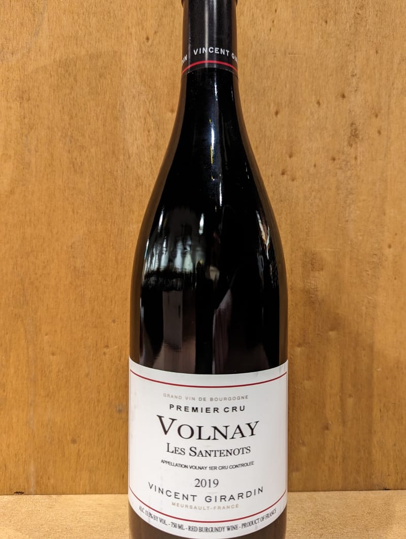 Vincent Girardin Volnay 1er Cru Les Santenots 2019