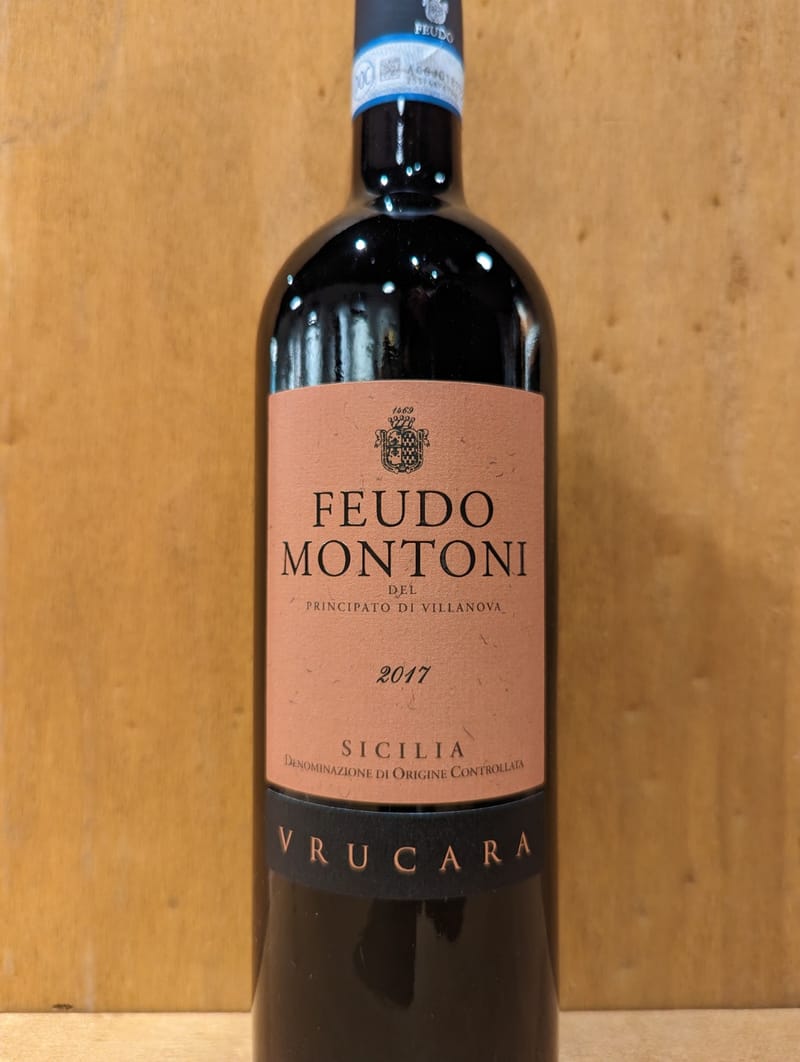 Feudo Montoni Vrucara Sicilia Rosso 2017