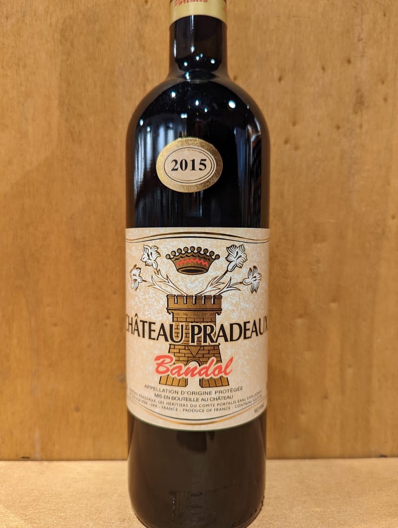 Château Pradeaux Bandol Rouge 2015