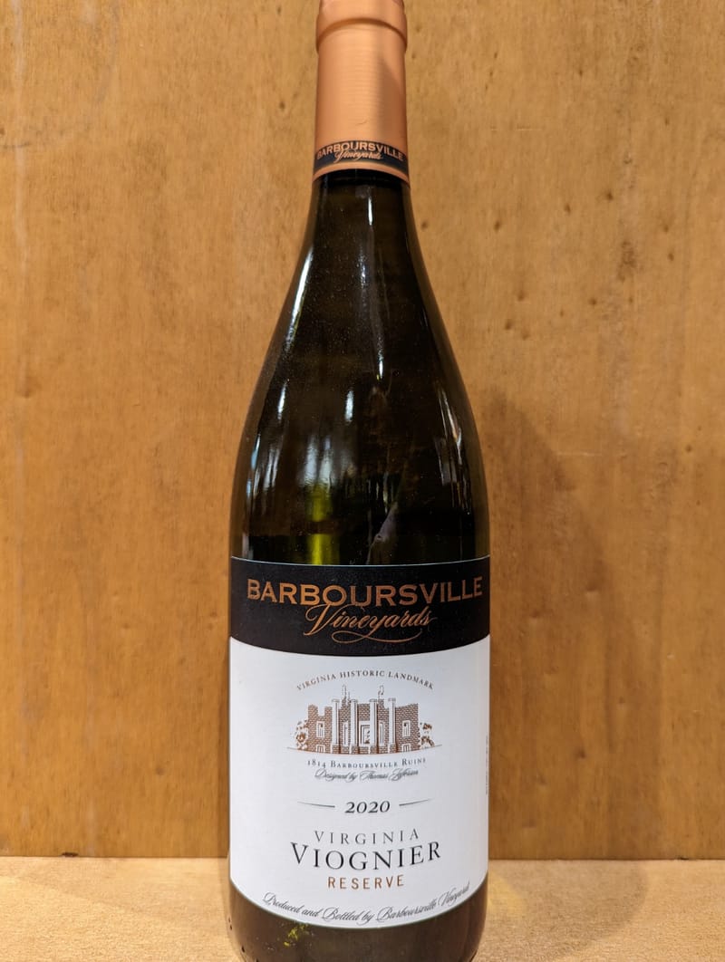 Barboursville Viognier Reserve 2019