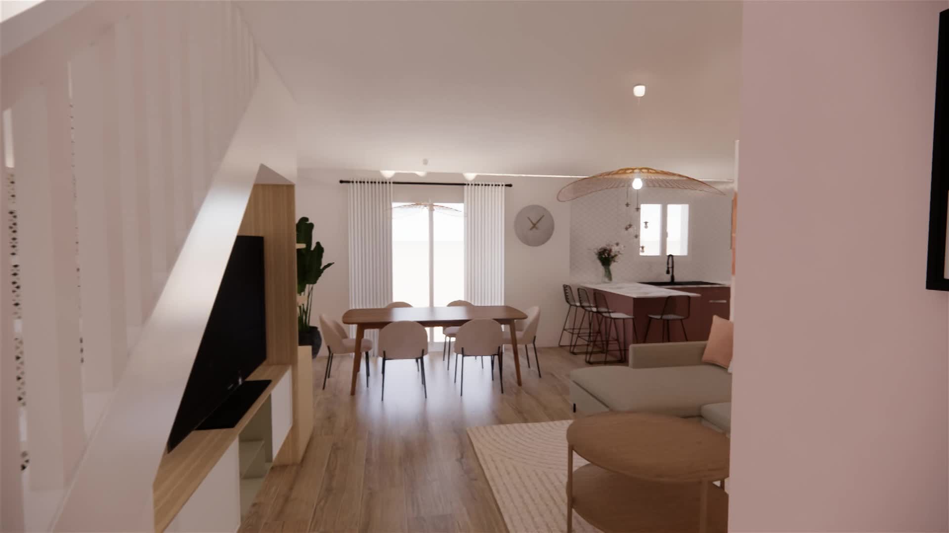 Réagencement total d'un séjour