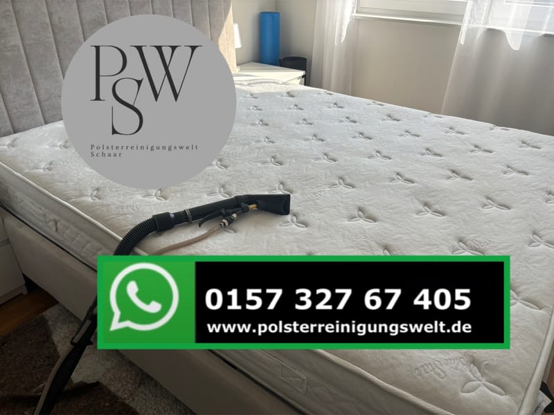 Polsterreinigung reinigt auch Matratzen