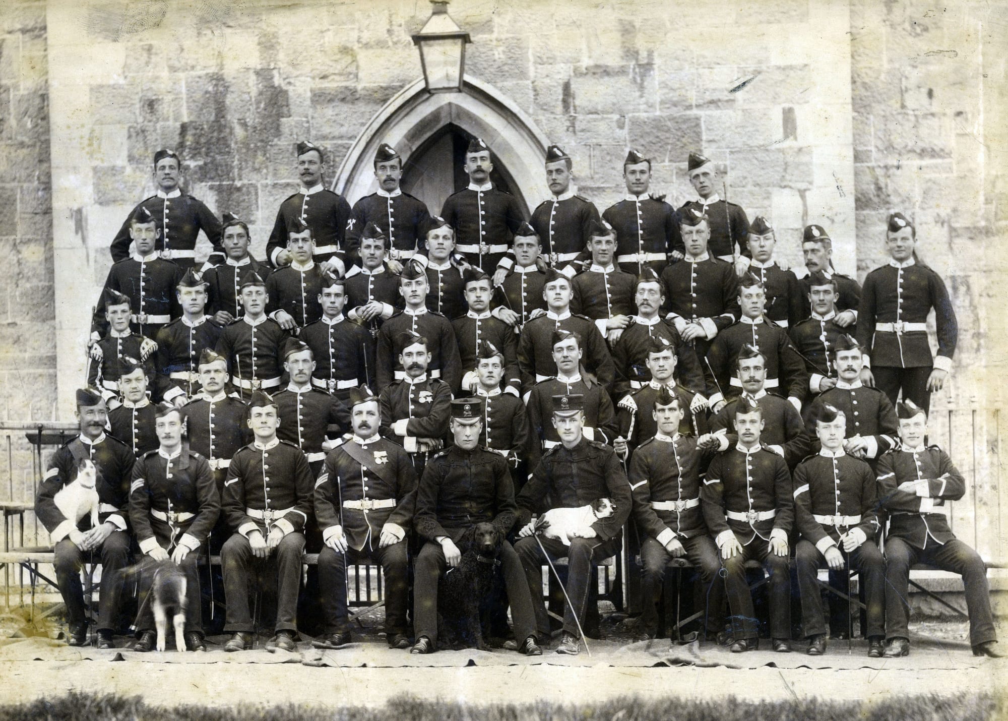 Victorian Soldiers Wearing the Glengarry Cap.