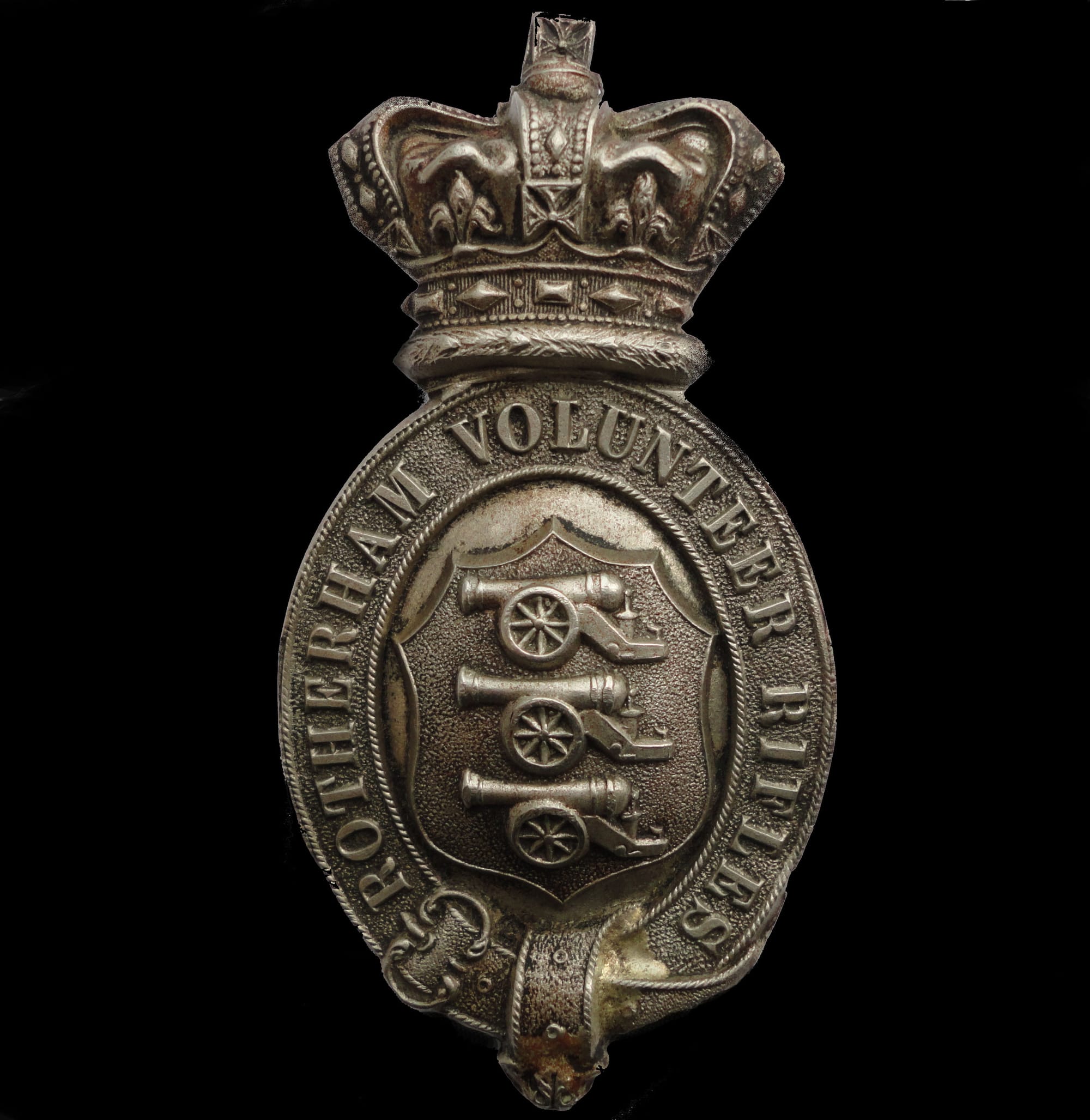 Other Ranks Shoulder Belt Plate Rotherham Volunteer Rifles 1859 to c1881