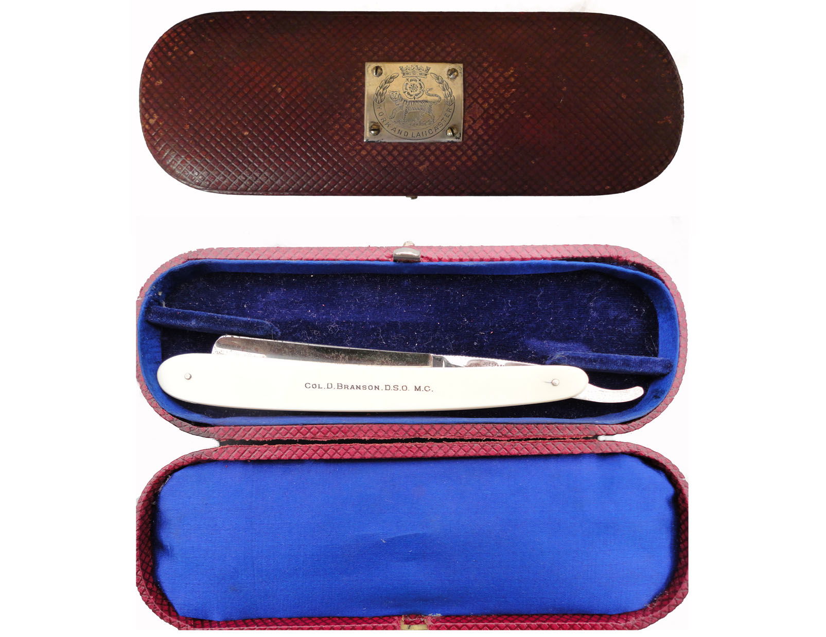 Razor Case of Colonel Branson, Hallamshire Battalion