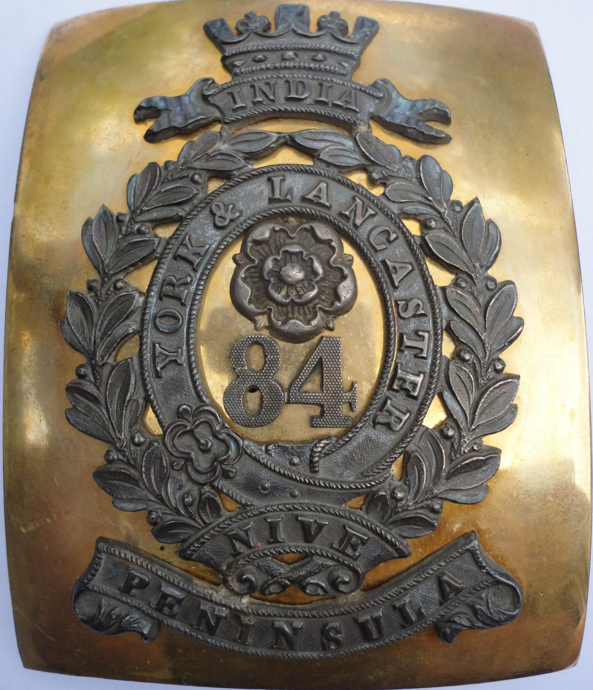 84th of Foot Shoulder Belt Plate worn 1830 to 1855