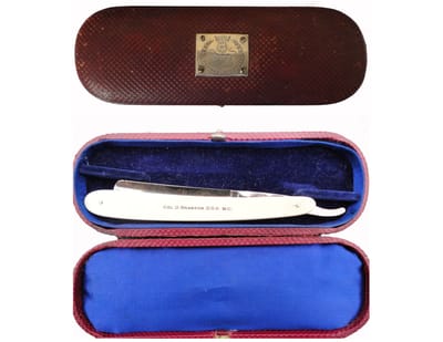 Razor Case of Colonel Branson, Hallamshire Battalion