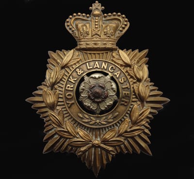 Regular Battalion Other Ranks Helmet Plate 1881 to 1901