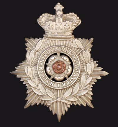 1st (Hallamshire) Volunteer Battalion Other Ranks Helmet Plate 1883-1901
