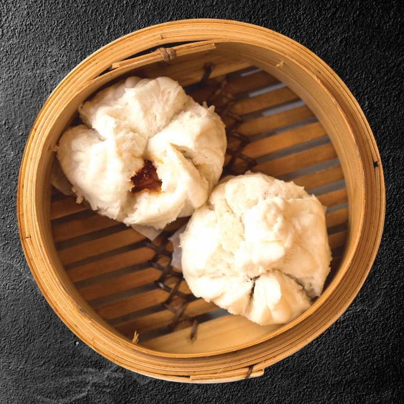 2. 叉烧包 - BBQ Pork Buns (2 pcs)