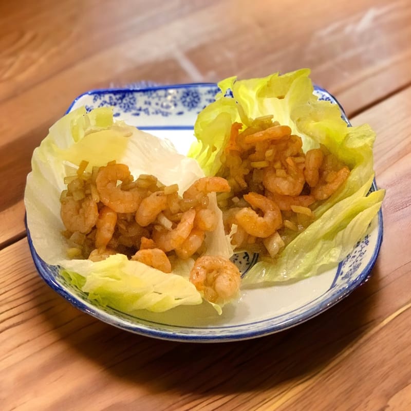 10. San Choy Bao with Prawns