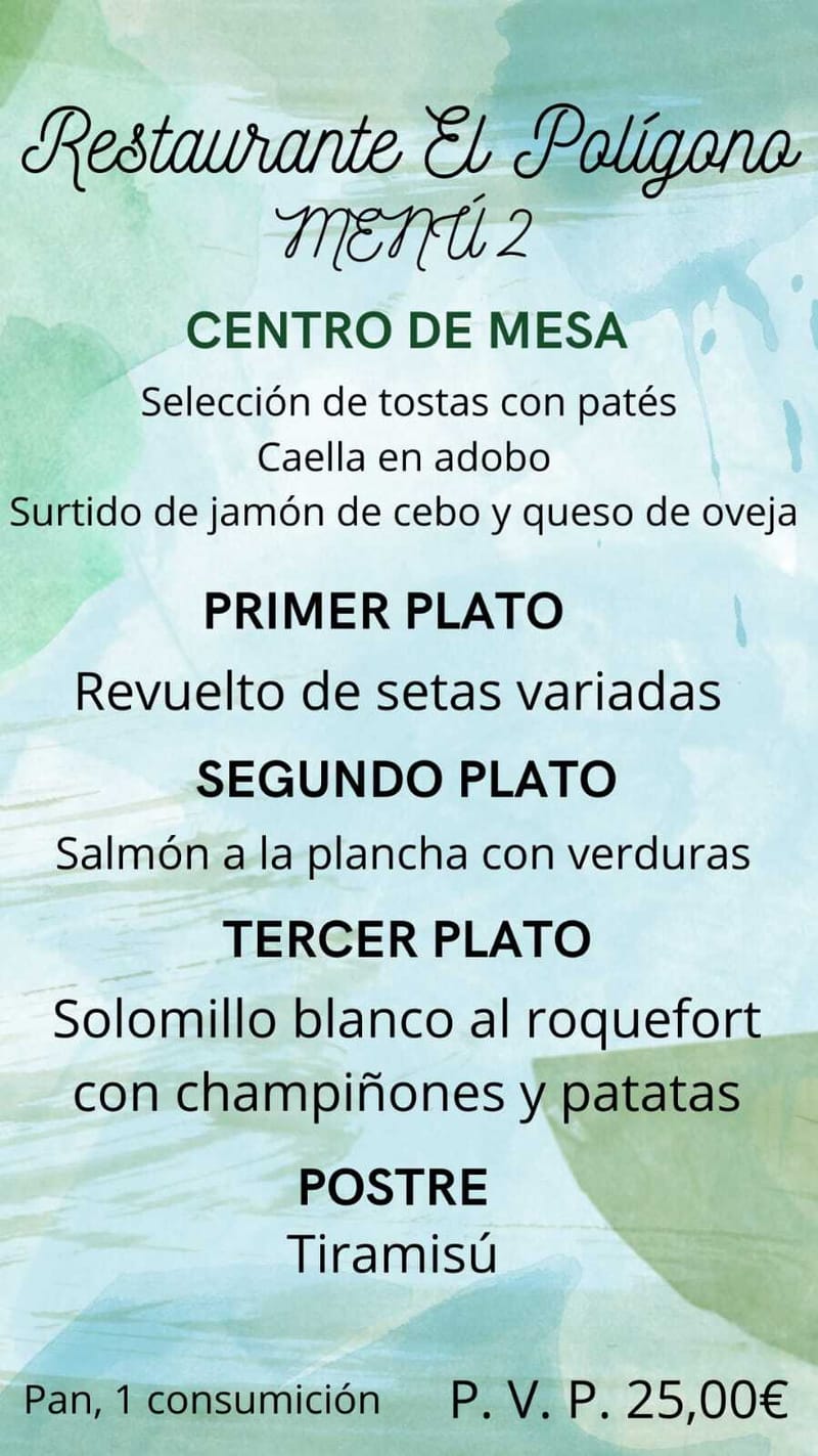 Menú 2